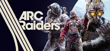 Official ARC Raiders store artwork showing a Raider overlooking a ruined surface landscape with ARC machines