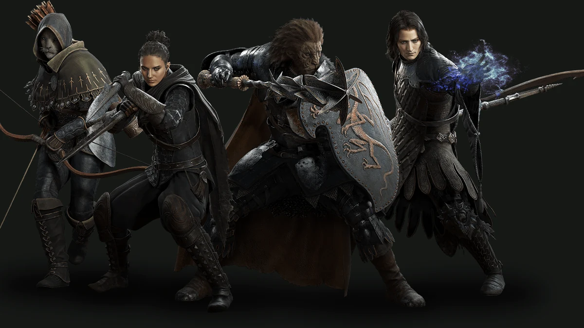 Official artwork showing multiple Dragon’s Dogma 2 vocations