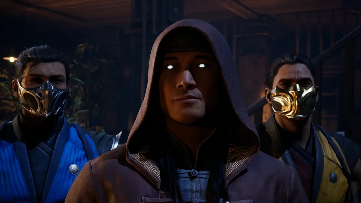 Official Mortal Kombat 1 screenshot showing several characters on screen