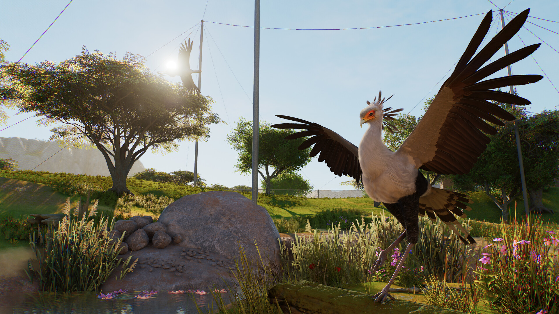 Secretarybird in an official Planet Zoo 2 screenshot