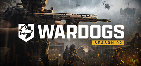 Official WARDOGS store header artwork with the game title